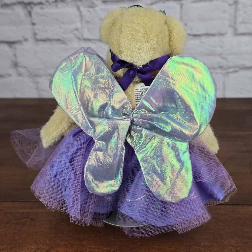 Muffy VanderBear Plum Fairy Holiday‎ Limited Edition 1998 w/ Box & COA